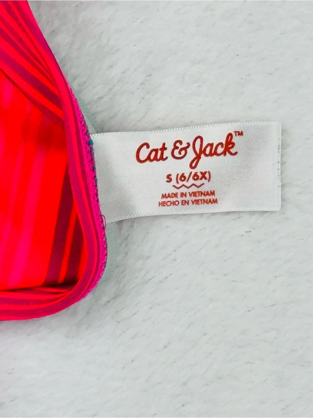 Cat & Jack and Xhilaration Lot of 2 swimsuits. Girls size S (6/6X).